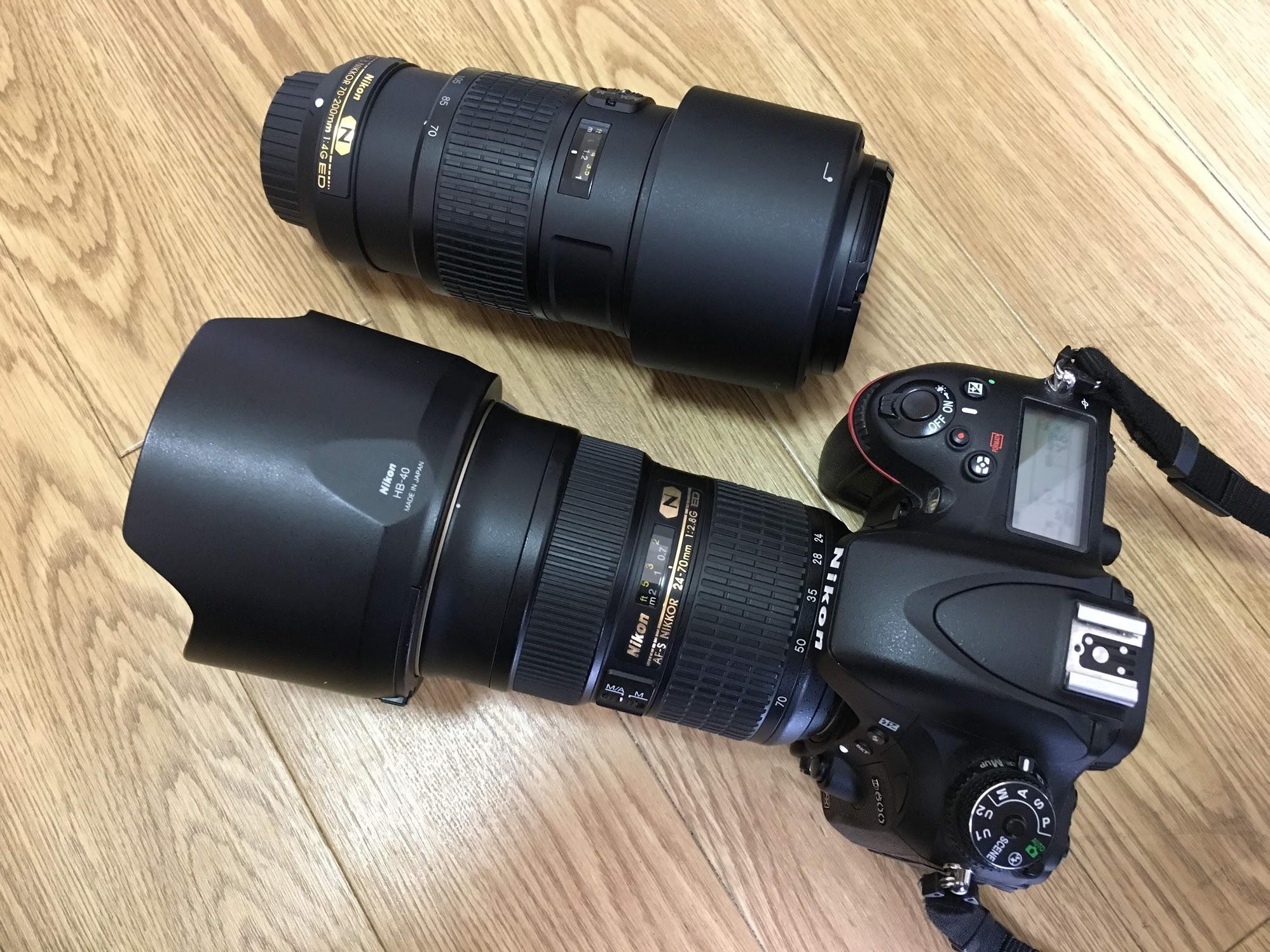 AF-S NIKKOR 24-70mm f2.8G EDとAF-S NIKKOR 70-200mm f4G ED VRを手に